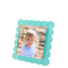 Tara Wilson Designs Picture Frames Square Scallop Frame - Pastel Turquoise