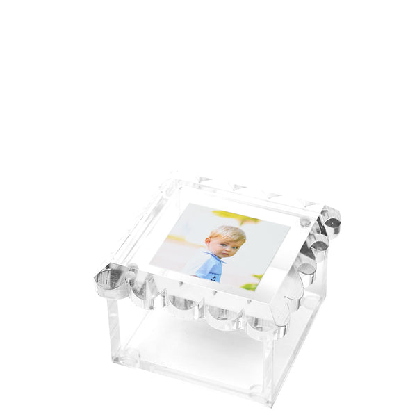 Tara Wilson Designs Giftware Square Scallop Photo Box