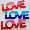 Tara Wilson Designs Giftware Stand Alone - Love (Mirrored Blue)