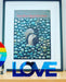 Tara Wilson Designs Giftware Stand Alone - Love (Mirrored Blue)