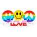 Tara Wilson Designs Giftware Stand Alone - Love (Mirrored Red & Pink)