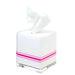 Tara Wilson Designs Giftware Tissue Box White With Pink Piping