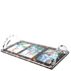 Tara Wilson Designs Giftware Tortoise Base Acrylic Scallop Handle Photo Tray