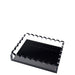Tara Wilson Designs Giftware Tray - Scallop - Black