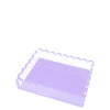 Tara Wilson Designs Giftware Tray - Scallop - Lavender