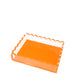 Tara Wilson Designs Giftware Tray - Scallop - Orange