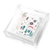 Tara Wilson Designs Giftware Winter Mahjong Tiles Acrylic Cocktail Napkin Holder
