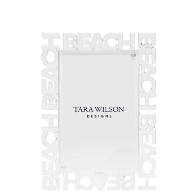 Tara Wilson Designs Giftware Word Frame 4x6 - Beach