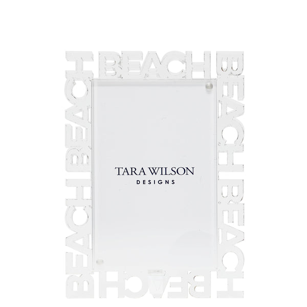 Tara Wilson Designs Giftware Word Frame 4x6 - Beach