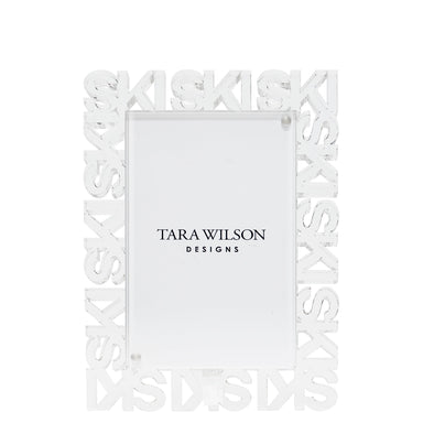 Tara Wilson Designs Giftware Word Frame 4x6 - Ski