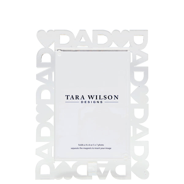 Tara Wilson Designs Picture Frames Word Frame - I (heart) Dad