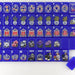 The Southern Peacock Giftware Blue Garden Mahjong Tile Set