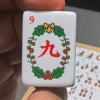 The Southern Peacock Giftware Christmas American Mahjong Tile Set – Holiday Edition