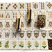 The Southern Peacock Giftware Leopard American Mahjong Tile Set
