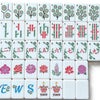 The Southern Peacock Giftware Opal Dream Mahjong Tile Set