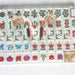 The Southern Peacock Giftware Rose Garden Mahjong Tile Set