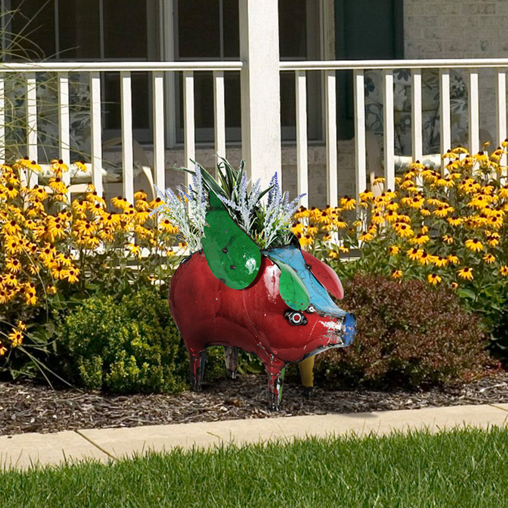 Think Outside Home Decor Rate to be Quoted Think Outside Barnyard Flying Pig Planter