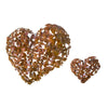 Think Outside Home Decor Think Outside Blooming Hearts Rust (Set of 2)