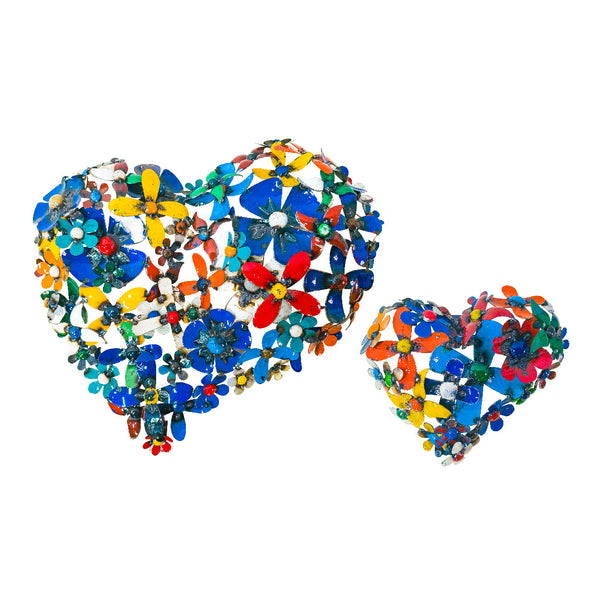 Think Outside Home Decor Think Outside Blooming Hearts (Set of 2)