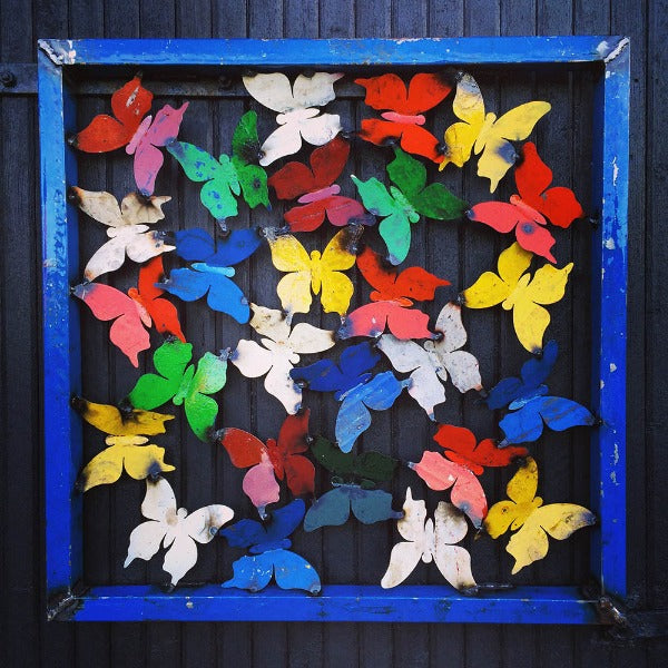 Think Outside Home Decor Rate to be Quoted Think Outside Butterfly Framed Wall Panel