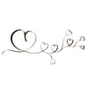 Think Outside Home Decor Think Outside Calligraphy Hearts