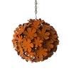 Think Outside Home Decor Think Outside Flower Sphere Small  - Rust Finish