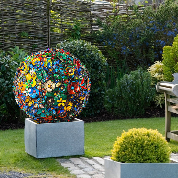 Think Outside Home Decor Rate to be Quoted Think Outside Full Bloom Garden Sphere Large