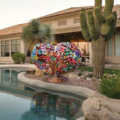 Think Outside Home Decor Think Outside Grand Blooming Heart