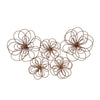 Think Outside Home Decor Think Outside Loop Flowers Wall Panel - Rust Finish
