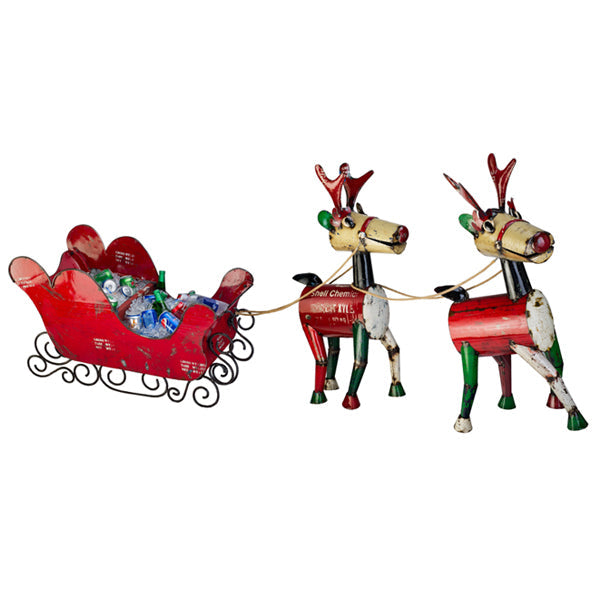 Think Outside Home Decor Think Outside Reindeer and Sled Set