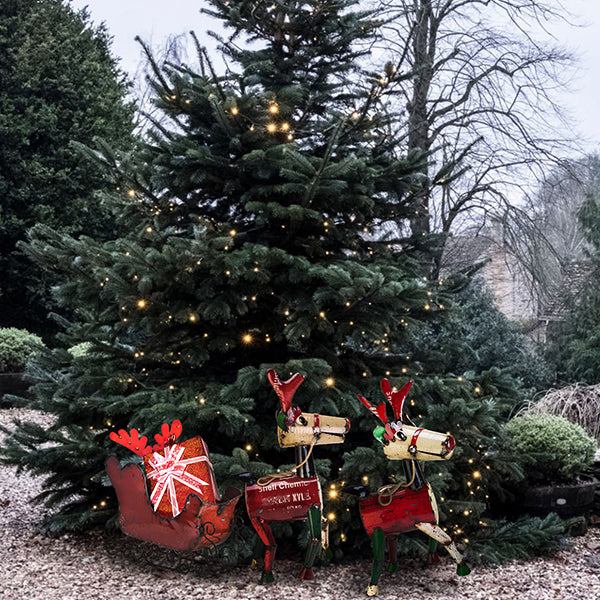 Think Outside Home Decor Think Outside Reindeer and Sled Set