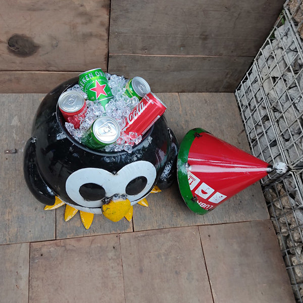 Think Outside Home Decor Think Outside Small Size Penguin w Beverage