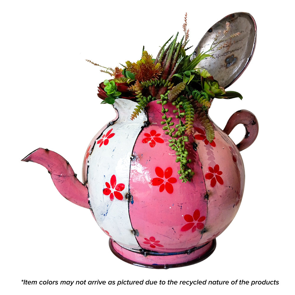 Think Outside Home Decor Think Outside The Teapot Planter Short
