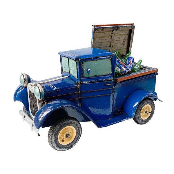Think Outside Home Decor Think Outside Vintage Pick-Up Truck Cooler - Blue