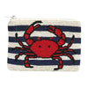 Tiana Designs Handbags Stripes Crab Coin Purse