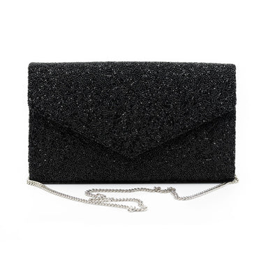 Tiana NY Designs Handbags Black Beauty Envelope Clutch