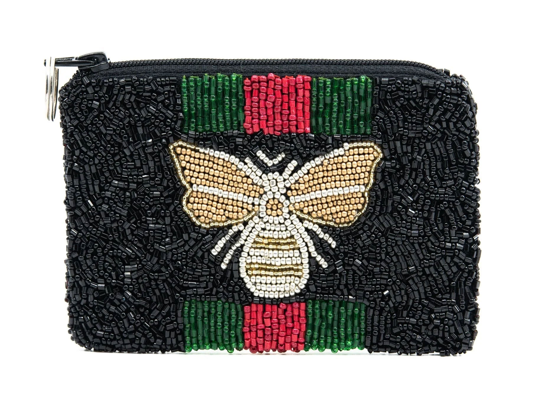 Tiana NY Designs Handbags Black Bee Coin Purse