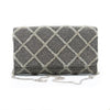Tiana NY Designs Handbags Block Beaded Clutch