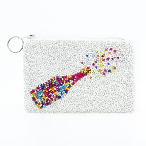 Tiana NY Designs Handbags Champagne Coin Purse