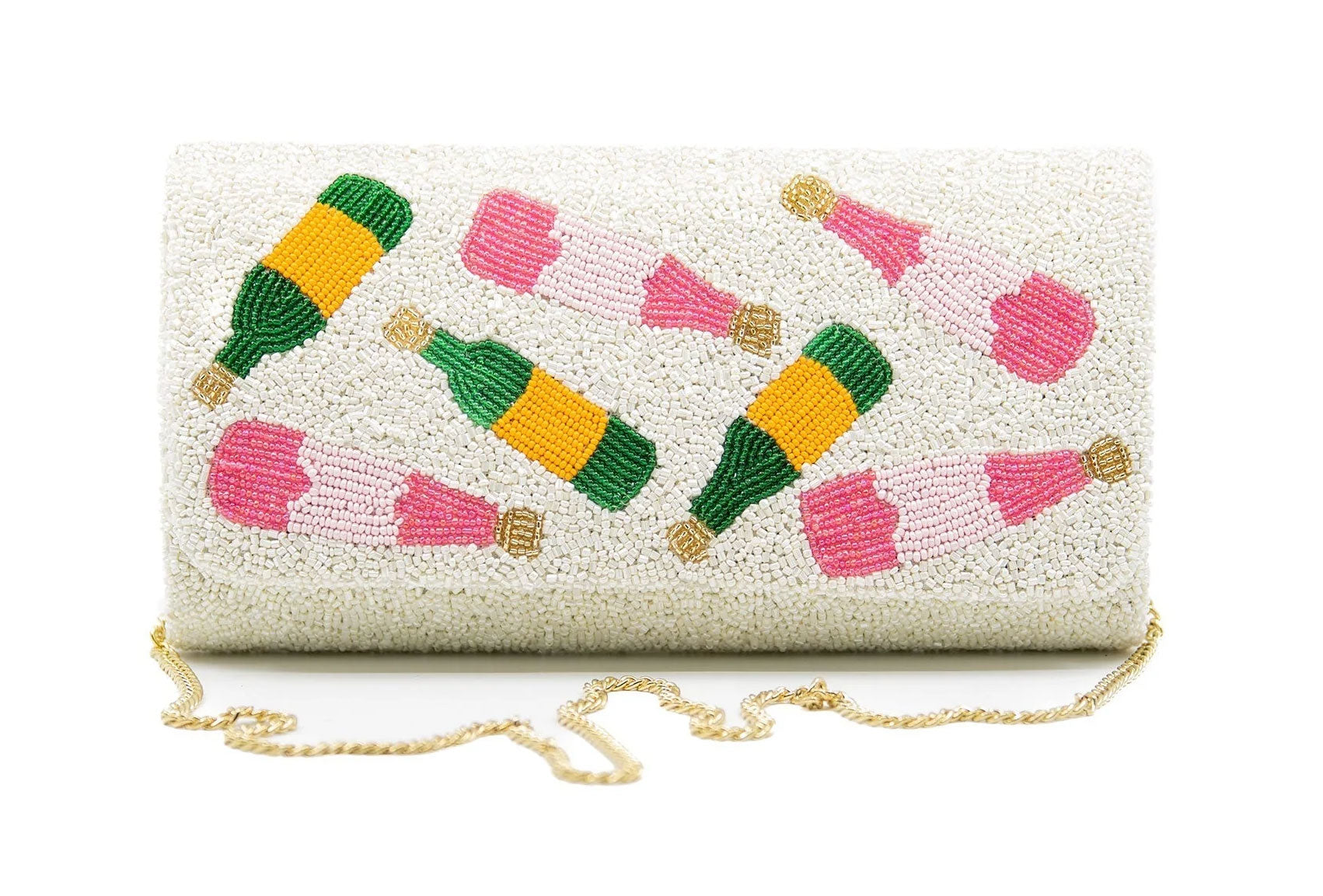 Tiana NY Designs Handbags Champagne Pop Clutch