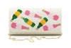 Tiana NY Designs Handbags Champagne Pop Clutch