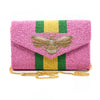 Tiana NY Designs Handbags Love Bees Envelope Clutch