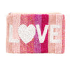 Tiana NY Designs Handbags Love on Stripes Coin Purse