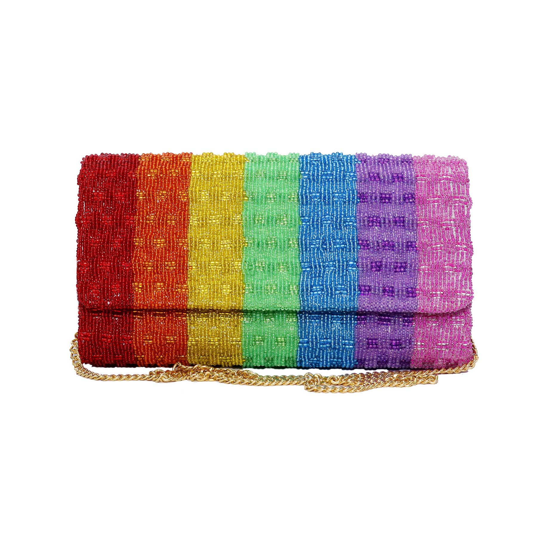Tiana NY Designs Handbags Neon-Splash Clutch