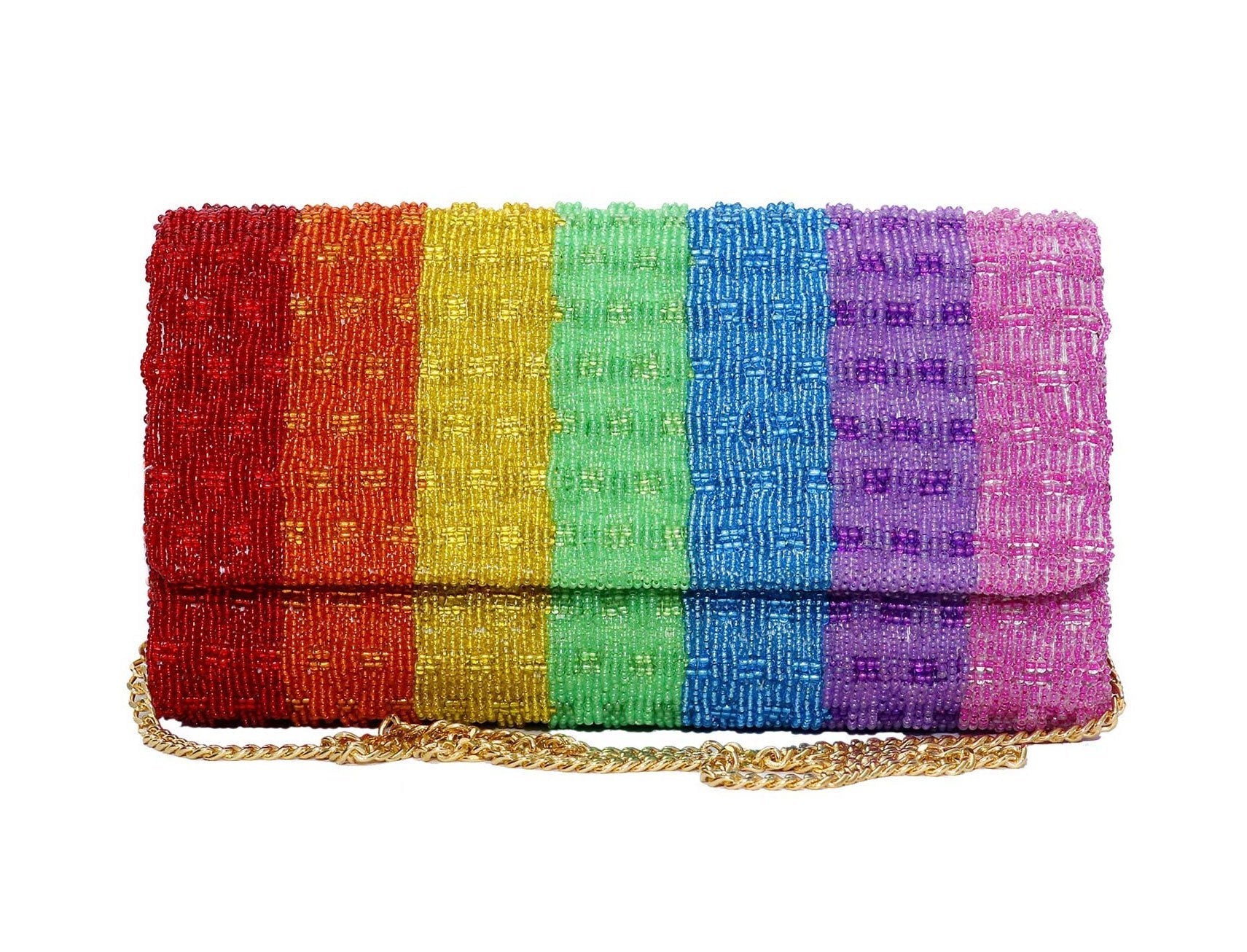 Tiana NY Designs Handbags Neon-Splash Clutch