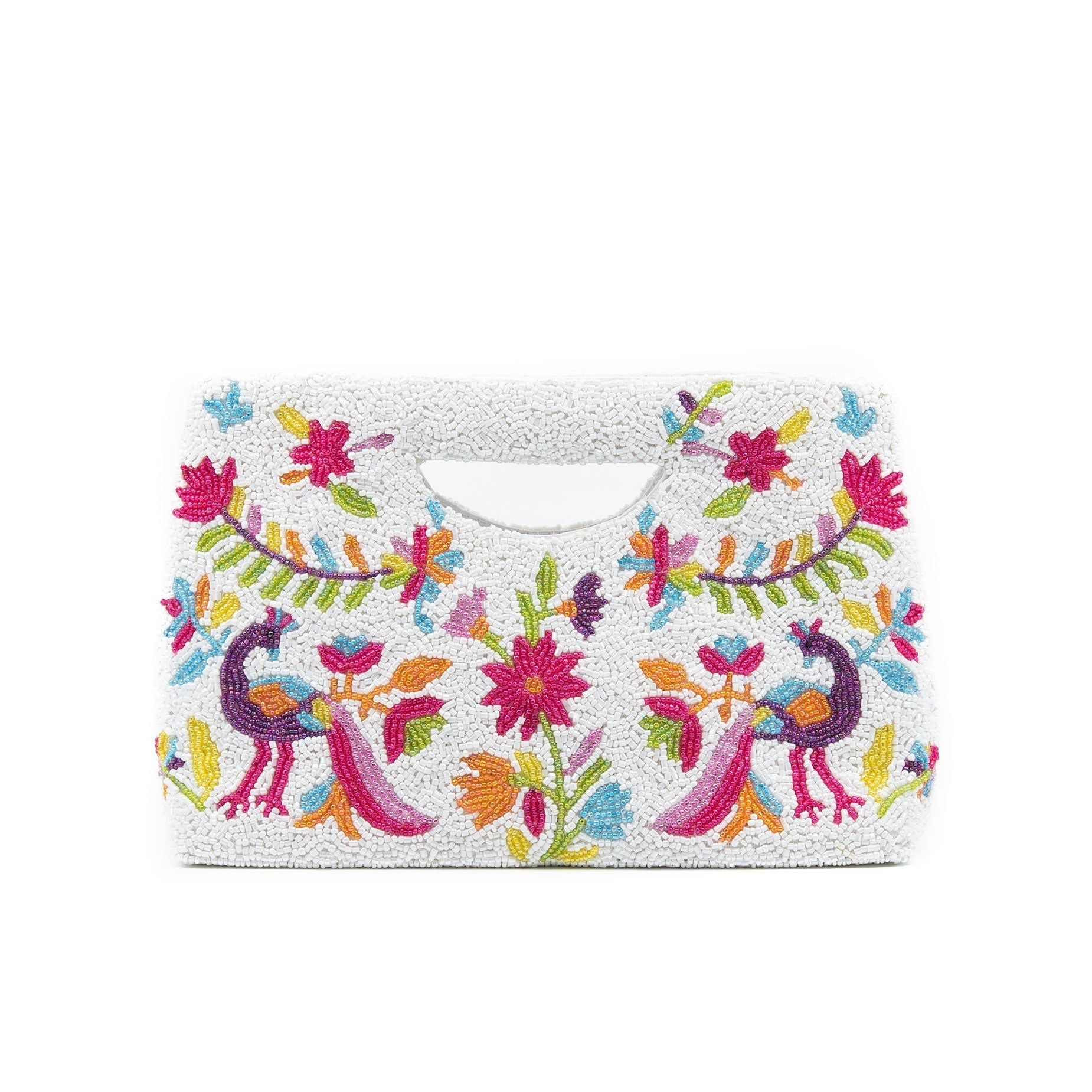 Tiana NY Designs Handbags Peacocks Top Handle