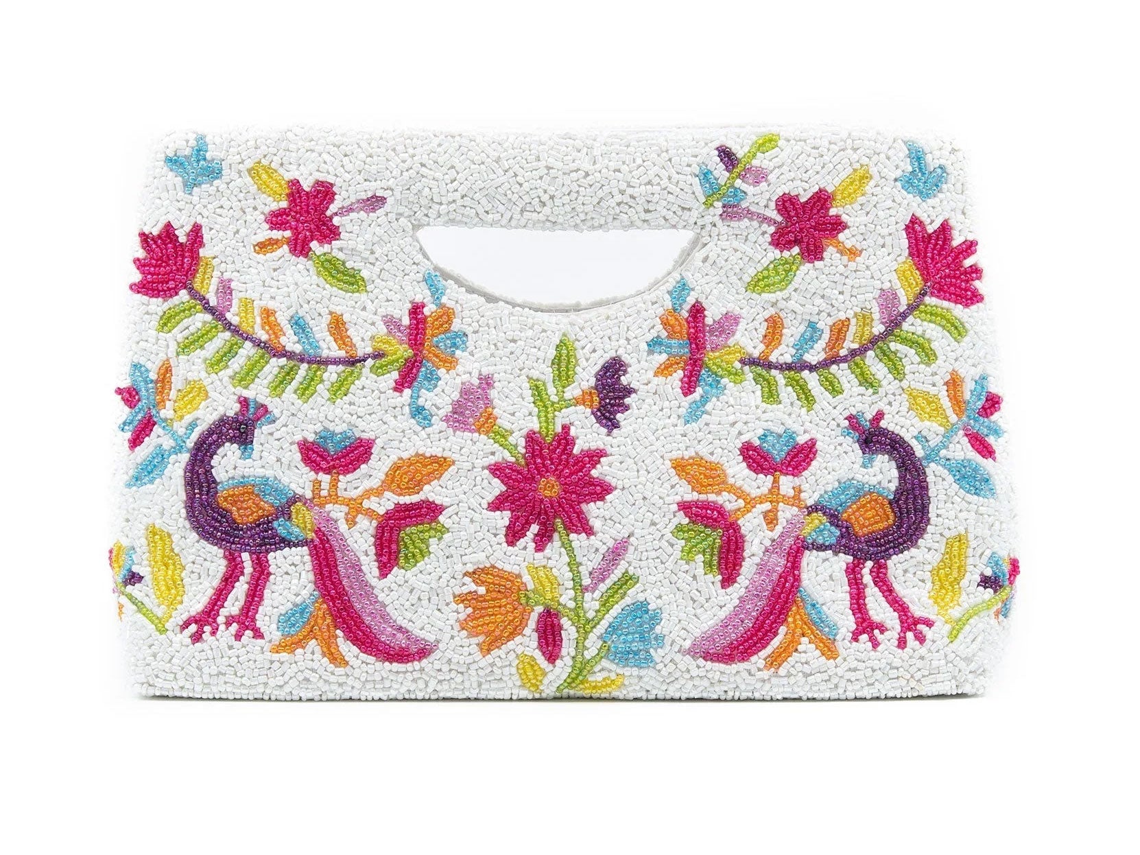 Tiana NY Designs Handbags Peacocks Top Handle