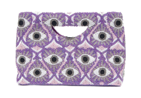 Tiana NY Designs Handbags Purple Lucky Me Top Handle
