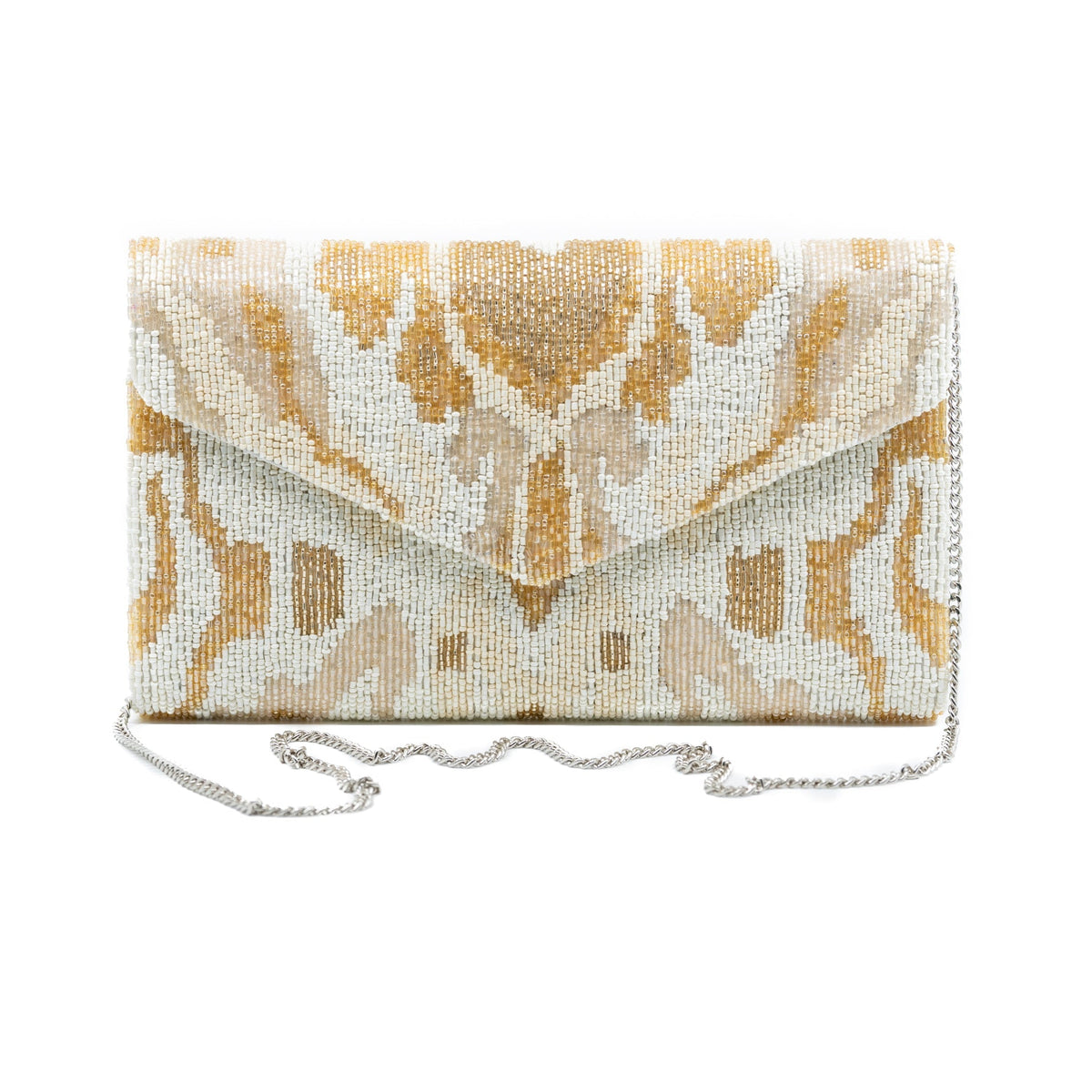 CLUTCH 12 IN PASSION RED RE-NYLON