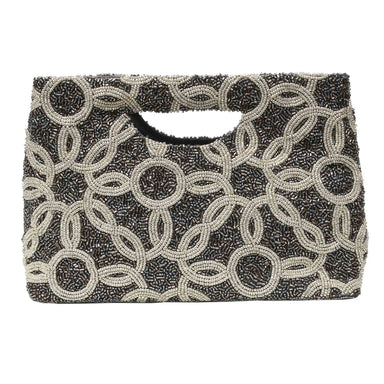 Tiana NY Designs Handbags Royale Silver Top Handle